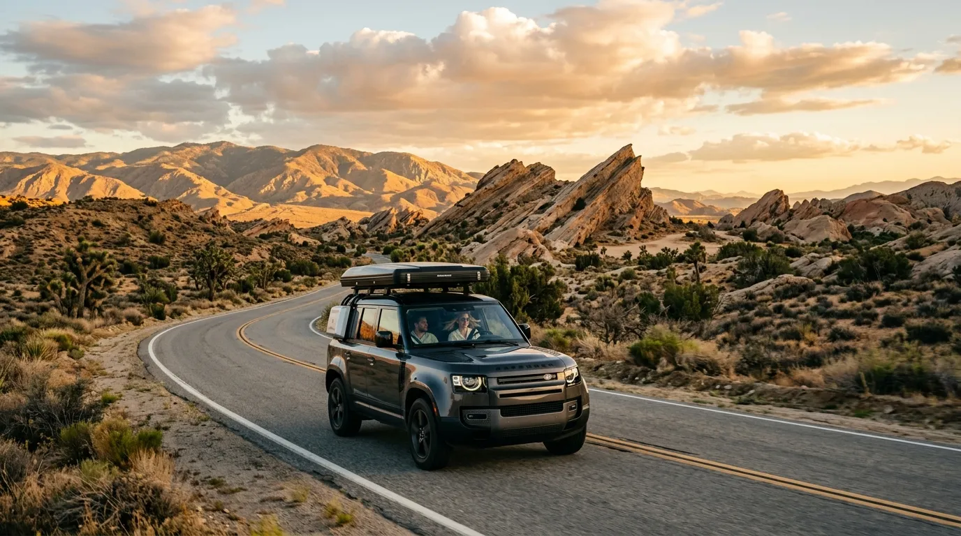 Day trip destinations from Palmdale with scenic desert travel views