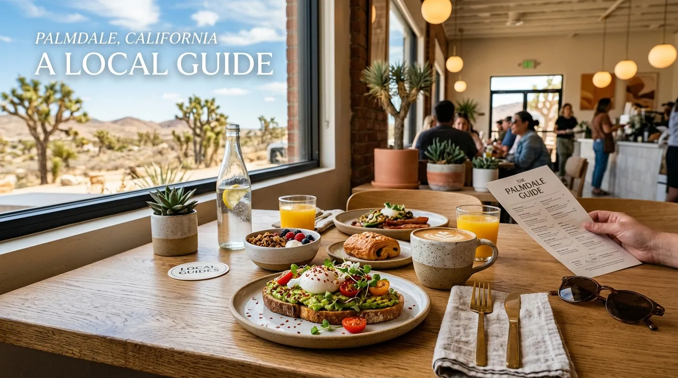 Food and drink scene in Palmdale with restaurant and café atmosphere