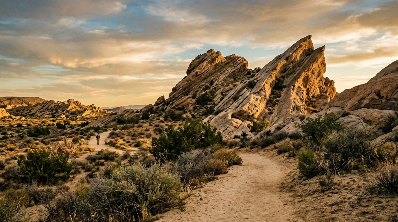 High Desert rock formations near Palmdale