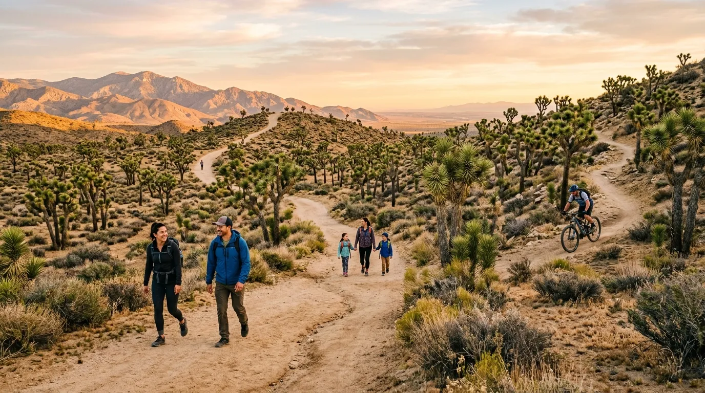 Parks and outdoor recreation in Palmdale with desert scenery